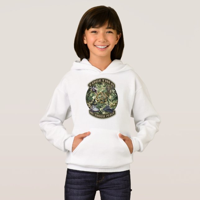 Camiseta Juntos, escolhemos a paz (Frente Completa)