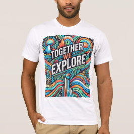 Camiseta Juntos, Exploramos: Aventura Espera"