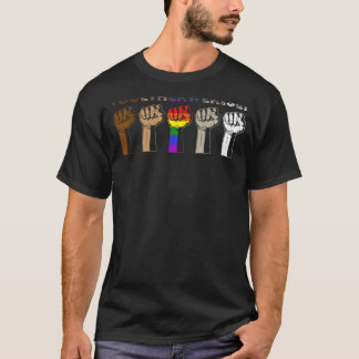 Camiseta Juntos, Levantamos a Roupa dos Direitos Humanos Ju