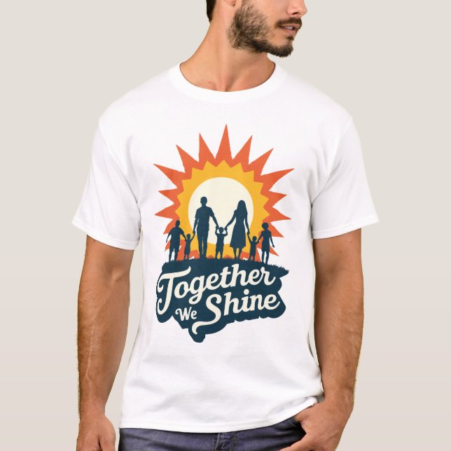 Camiseta Juntos, Nós Brilhamos (Frente)
