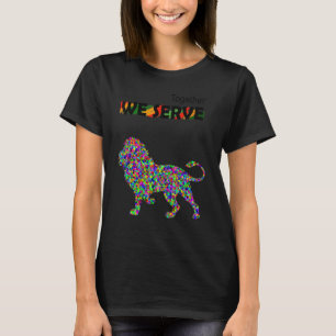 Camiseta Juntos Nós Servimos Leão