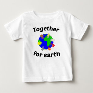 Camiseta juntos para a Terra