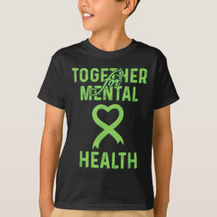 Camiseta Juntos Pela Saúde Mental Conscientização 
