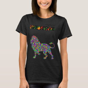 Camiseta Juntos Servimos Leão