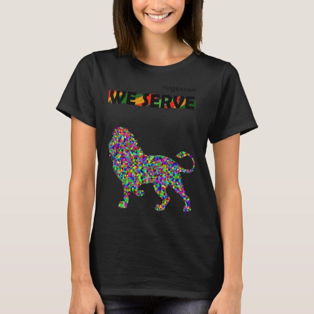 Camiseta Juntos Servimos Leão (Frente)