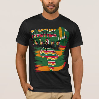 Camiseta Juntos somos mais fortes. Cla no mês da história n