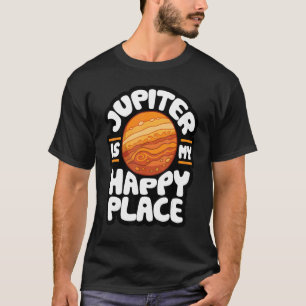 Camiseta Júpiter É Meu Lugar Feliz  Astrologia 1