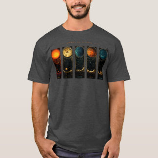 Camiseta Jupiter Moons Space Exploration Cosmos Planet Art