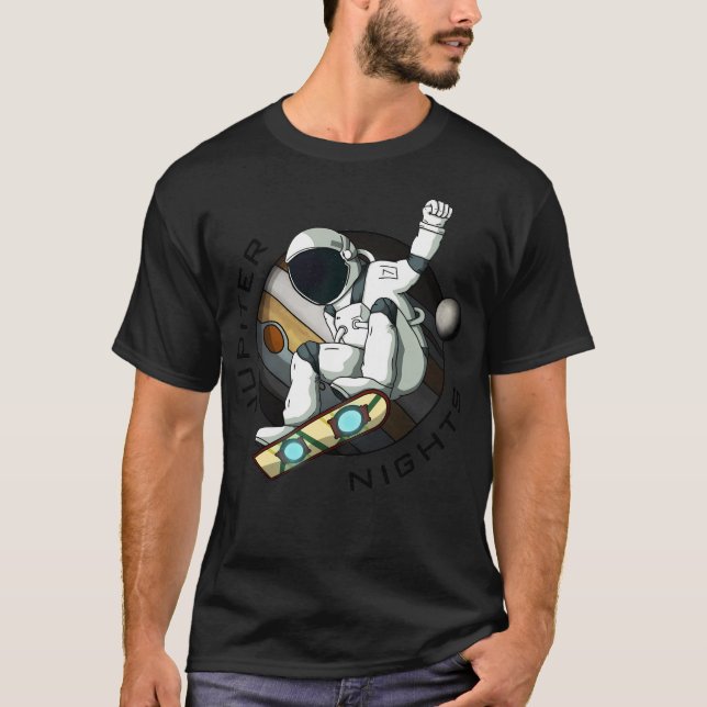 Camiseta Jupiter Nights Space Man (Frente)