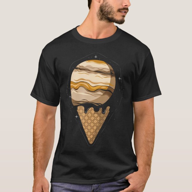 Camiseta Júpiter Planeta Galáxia Espaço Astrônomo (Frente)