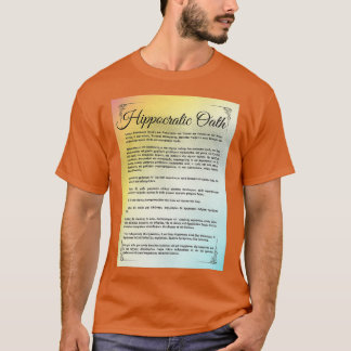 Camiseta Juramento Hipocrático Grego