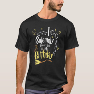 Camiseta Juro Solenemente que é o meu aniversário