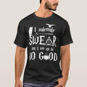 Camiseta Juro solenemente que estou aprontando SEM BOAS CON