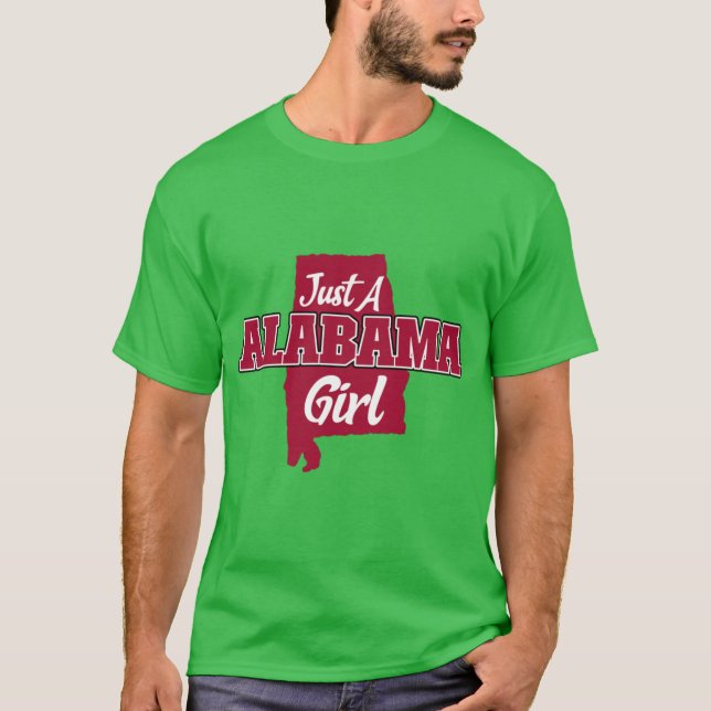 Camiseta Just A Alabama Girl (Frente)
