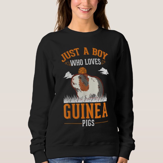 Camiseta Just a boy who loves Guinea Pigs (Frente)