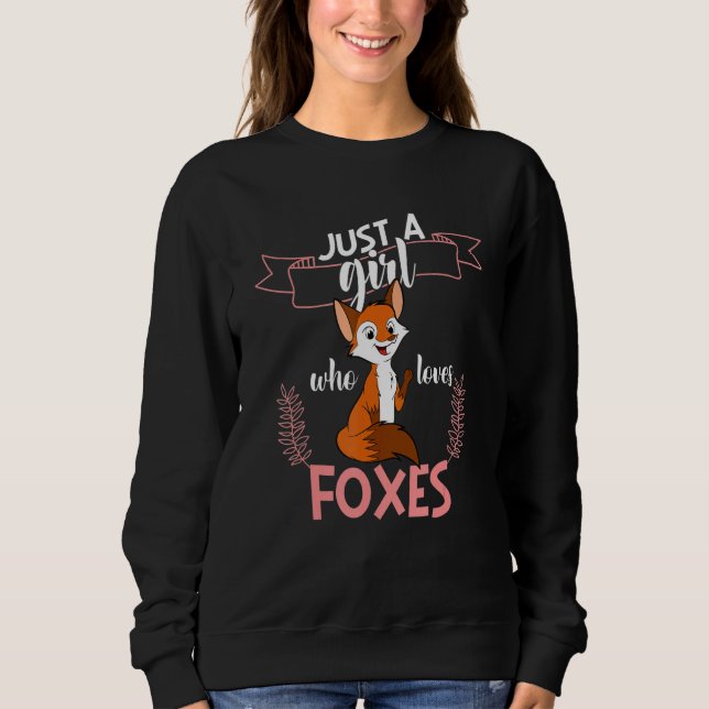 Camiseta Just A Girl Who Loves Foxes Wildlife Animal Fox Wo (Frente)