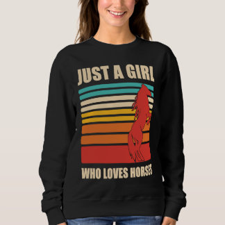 Camiseta Just a Girl Who Loves Horses, Horse