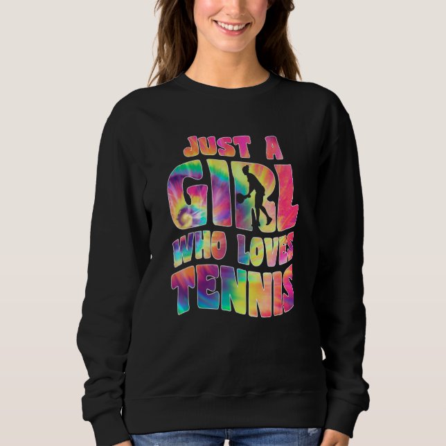 Camiseta Just A Girl Who Loves Tennis   Tennis Player Sport (Frente)