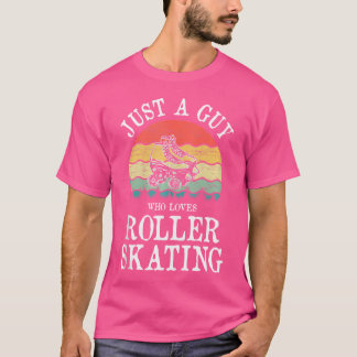 Camiseta Just A Guy Who Loves Roller Skating