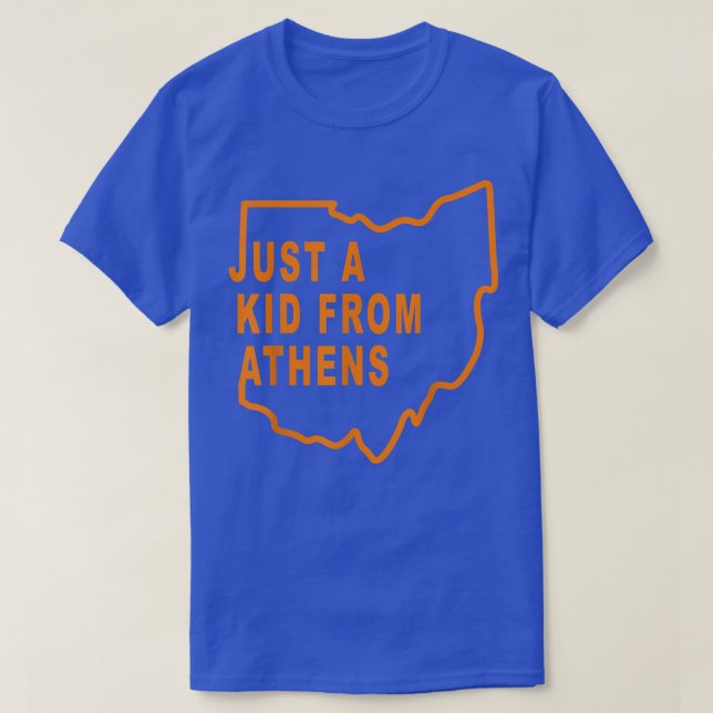 Camiseta Just a kid from Athens Ohio Cincinnati Joe Brr Tee (Frente do Design)