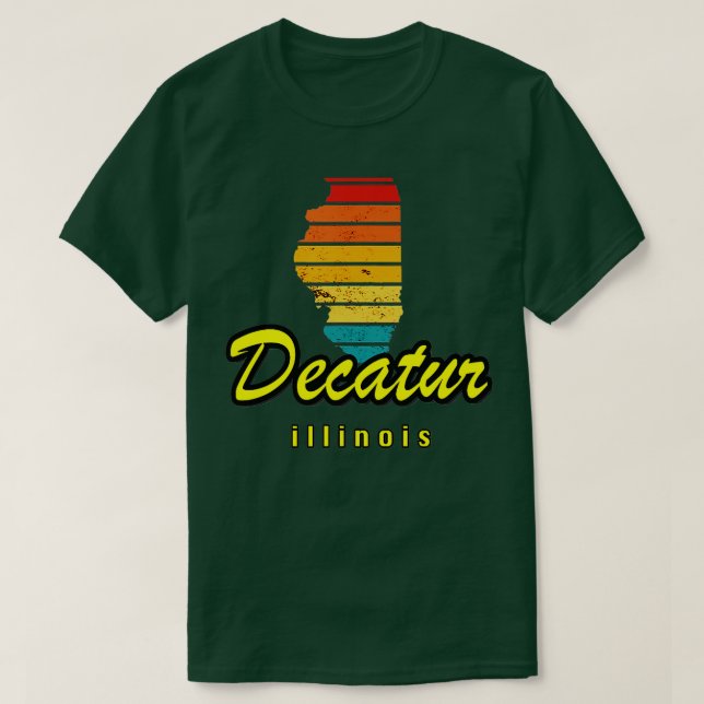 Camiseta Just a Kid From Decatur Illinois  (Frente do Design)