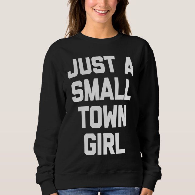 Camiseta Just a little city girl T  funny sarcastic (Frente)