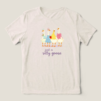 Camiseta Just a Silly Goose – Cute Funny Goose Squad Design