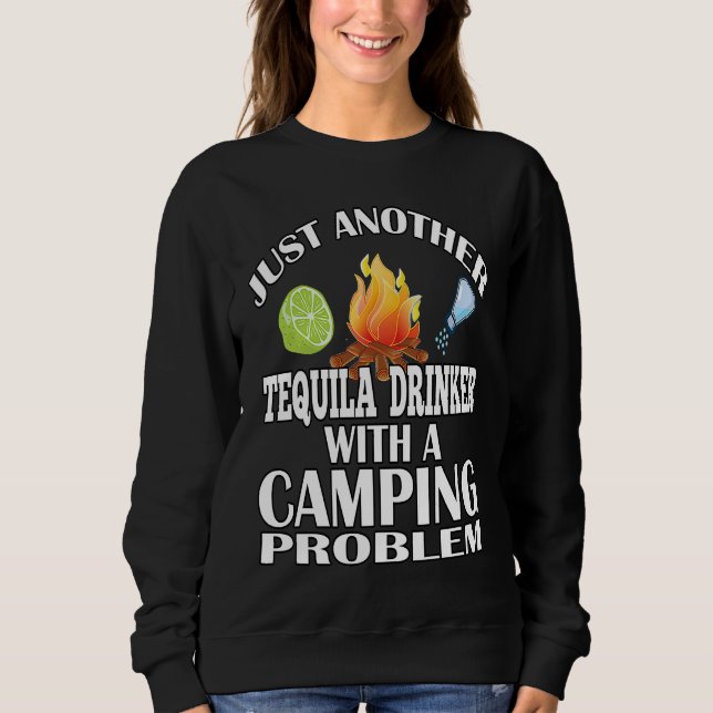 Camiseta Just Another Tequila Drinker  Camping (Frente)