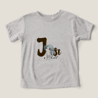 Camiseta Just Chill Grey para Mulheres – Relaxada