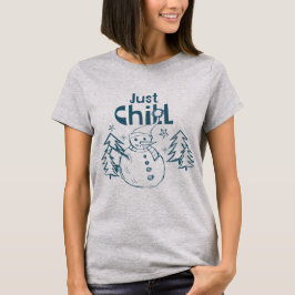Camiseta Just Chill Playful Christmas