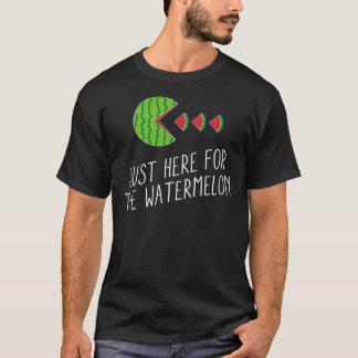 Camiseta Just Here For The Watermelon Summer Watermelon Ess