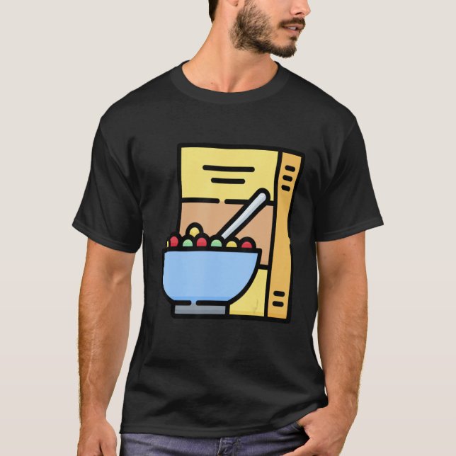 Camiseta Just Really Like Breakfast Cereal OK Cereal 1 (Frente)