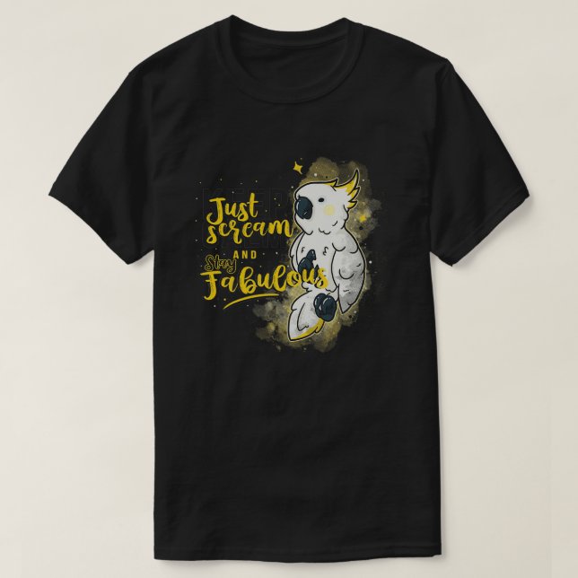 Camiseta Just Scream (Frente do Design)