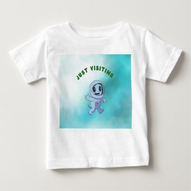 Camiseta Just Visiting  (Frente)