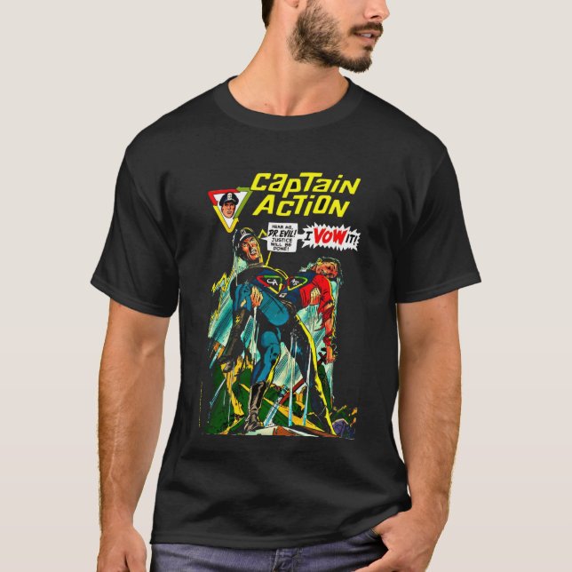 Camiseta Justiça clássica de CA seja T feito (Frente)