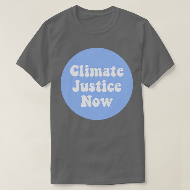 Camiseta Justiça Climática Agora2 (Frente do Design)