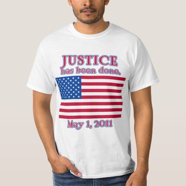 Camiseta JUSTIÇA FOI Tshirt FEITO (Frente)