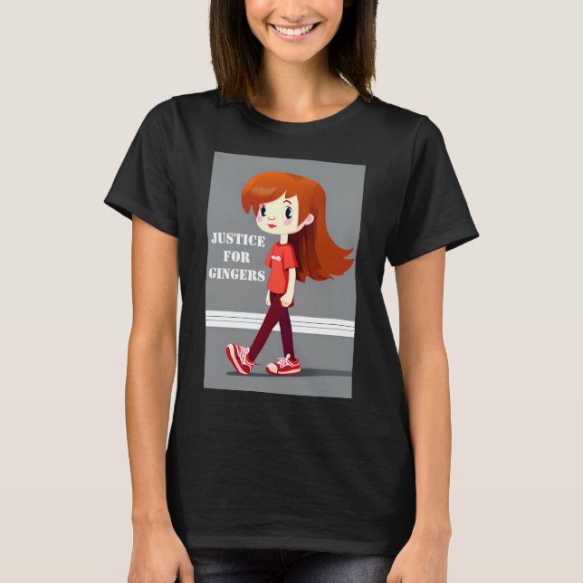 Camiseta Justiça Para Gingers (Frente)