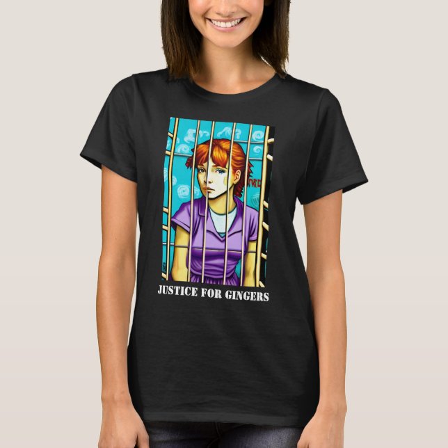 Camiseta Justiça Para Gingers T Shirt (Frente)