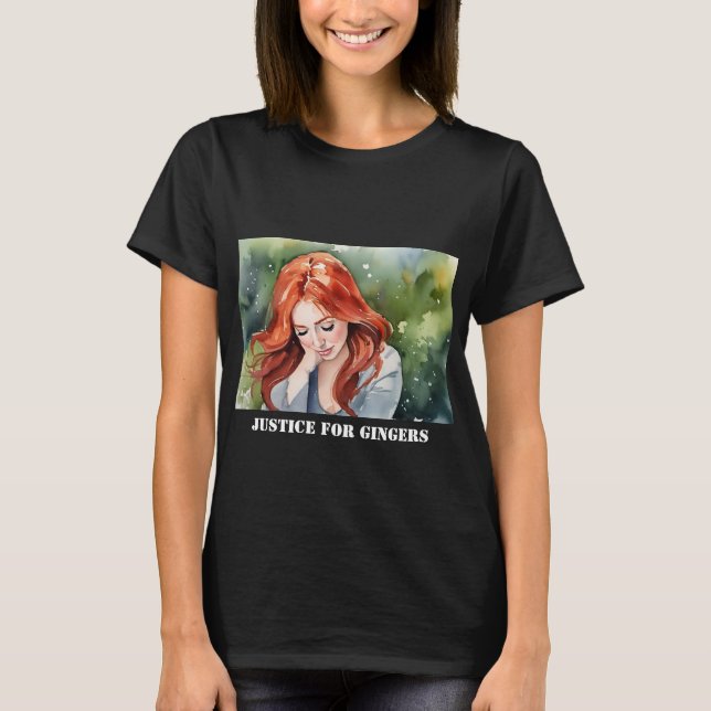 Camiseta Justiça Para Gingers T Shirt (Frente)