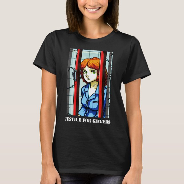 Camiseta Justiça Para Gingers T Shirt (Frente)