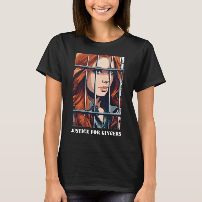 Camiseta Justiça Para Gingers T Shirt (Frente)