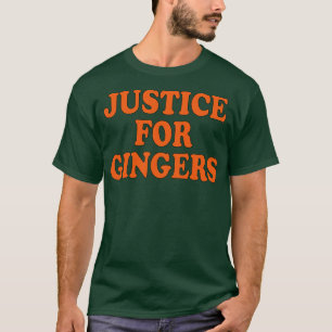 Camiseta justiça para os gingers