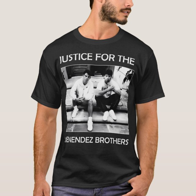 Camiseta Justiça Para Os Irmãos Menendez (Frente)