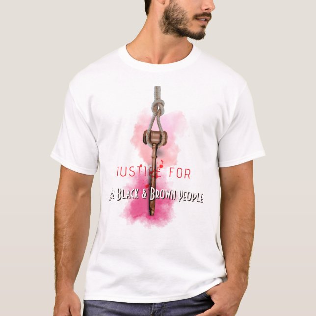 Camiseta Justiça para todos (Frente)