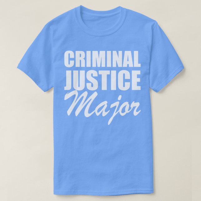 Camiseta Justiça penal Major w (Frente do Design)