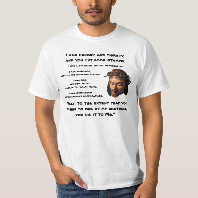 Camiseta Justiça social Jesus (Frente)