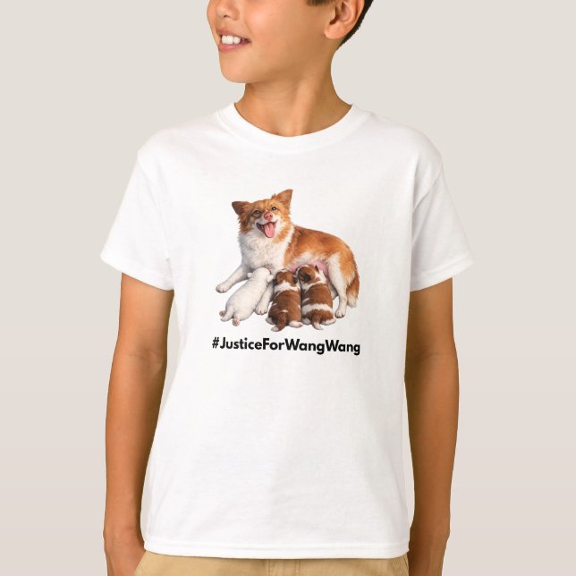 Camiseta Justice for Wang Wang (Frente)