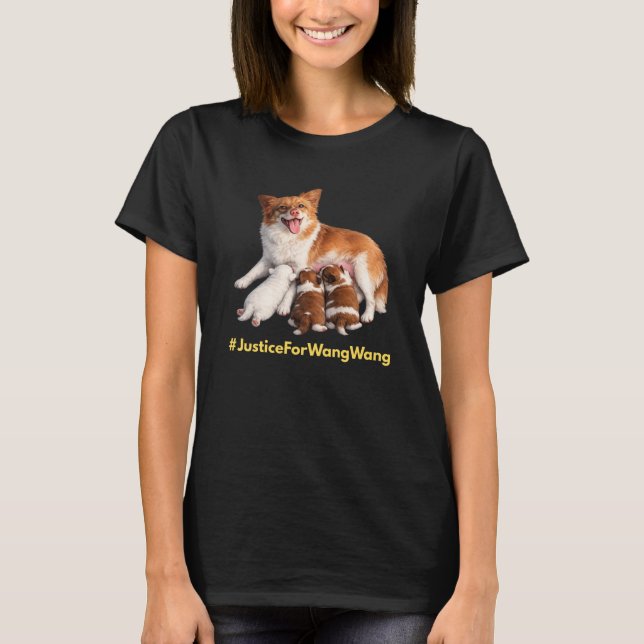 Camiseta Justice for Wang Wang (Frente)