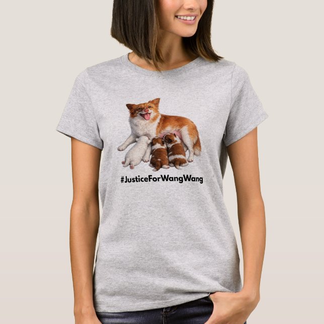 Camiseta Justice for Wang Wang (Frente)